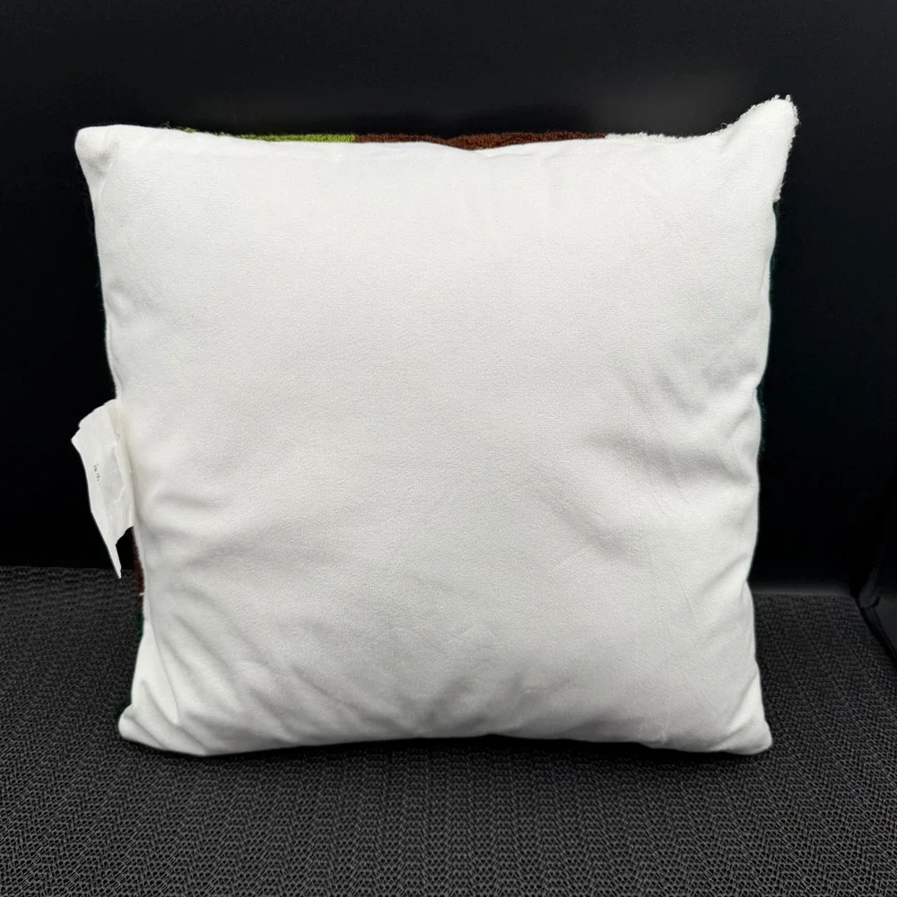 Target Square Geo Decorative Pillow Multi-Color Abstract Tufted 14x14 Pillow